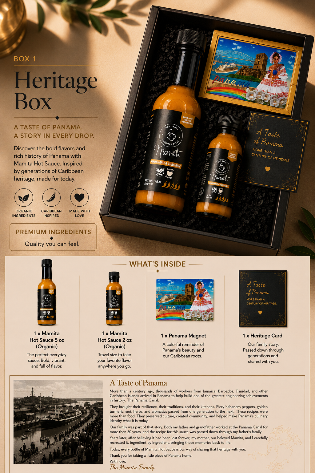 The Heritage Box Premium Afro-Caribbean Gift Set